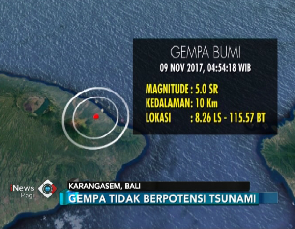 VIDEO Gempa 5 Skala Richter Guncang Denpasar